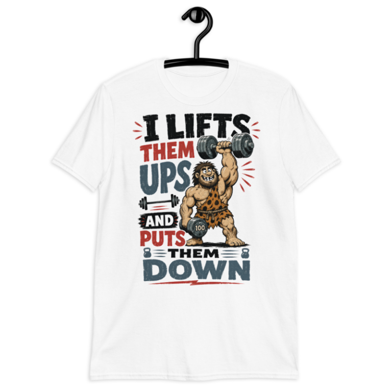 I Lifts Them Up - T-Shirt — S / White