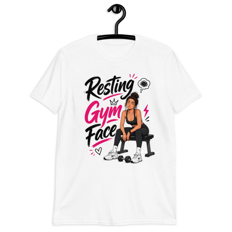 Resting Gym Face - T-Shirt — S / White