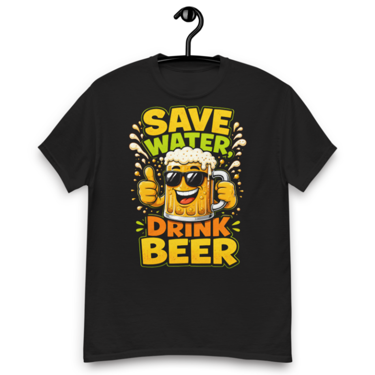 Save Water Drink Beer - T-Shirt — S / Black
