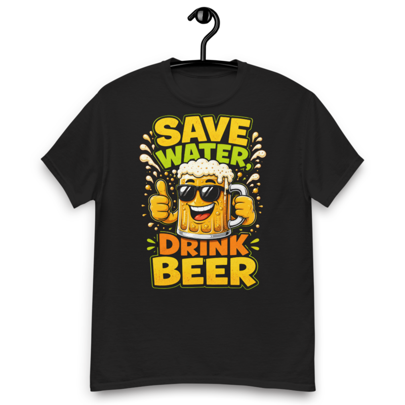 Save Water Drink Beer - T-Shirt — S / Black