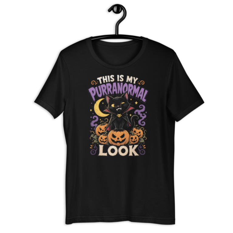 This Is My Purranormal Look - Unisex T-Shirt — XS / Black