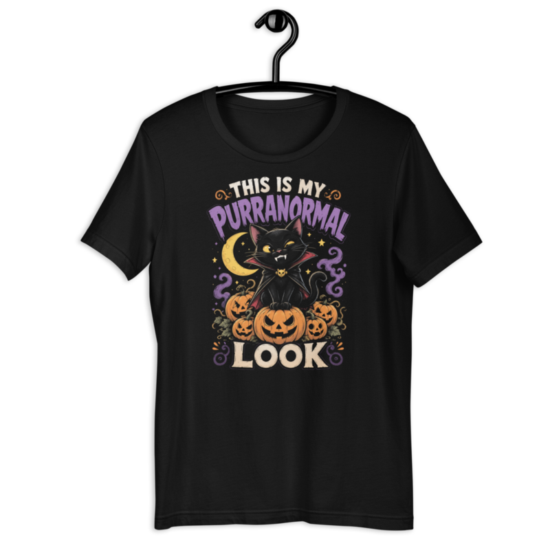 This Is My Purranormal Look - Unisex T-Shirt — XS / Black