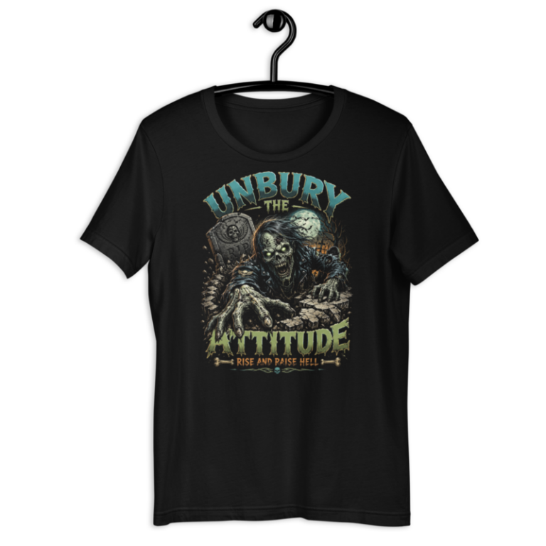 Unbury The Attitude - Unisex T-Shirt — XS / Black